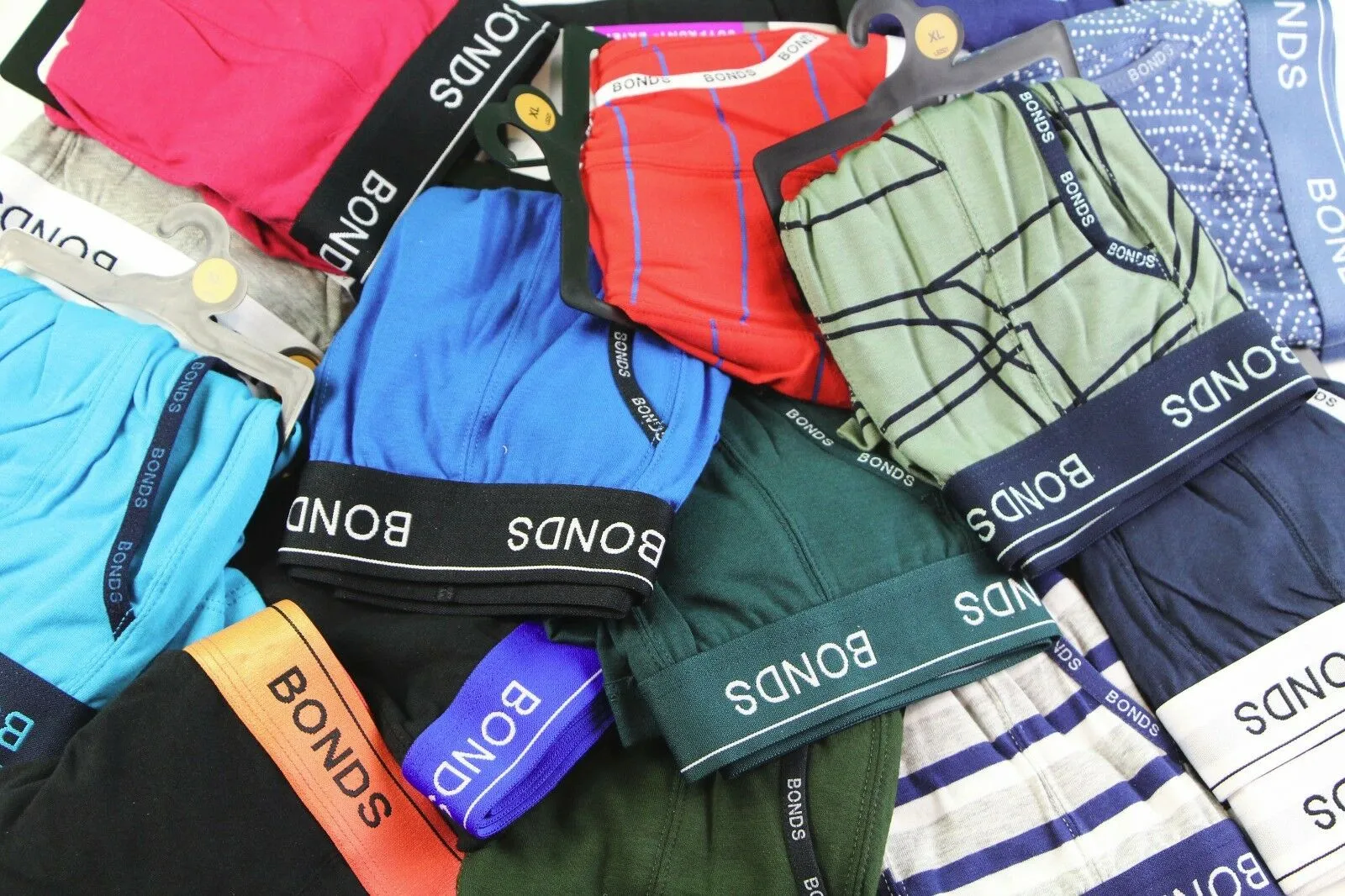 10 x Mens Bonds Underwear Guyfront Trunks Boxer Assorted Shorts