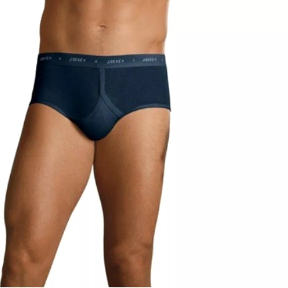 2 Pairs X Jockey Navy Y-Front Mens Underwear Briefs