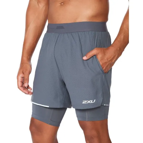 2XU - Men's Aero 2-In-1 5 Shorts