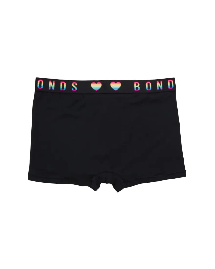 5 x Bonds Mens Guyfront Pride Trunk Underwear Undies Black