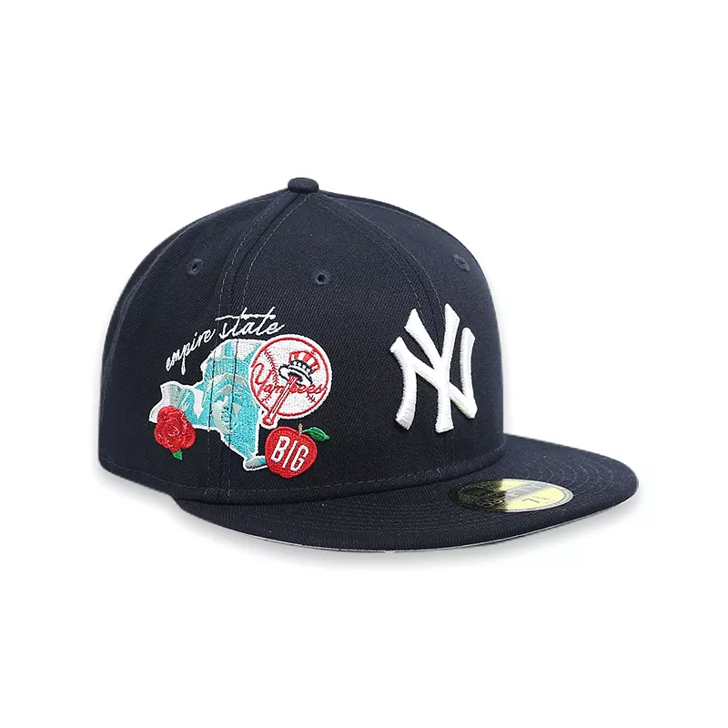 [60224654] New York Yankees City Cluster Navy 59FIFTY Men's Fitted Hat