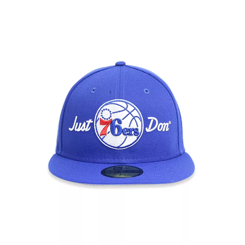 [60229019] x Just Don Philadelphia 76ers Blue 59FIFTY Men's Fitted Hat