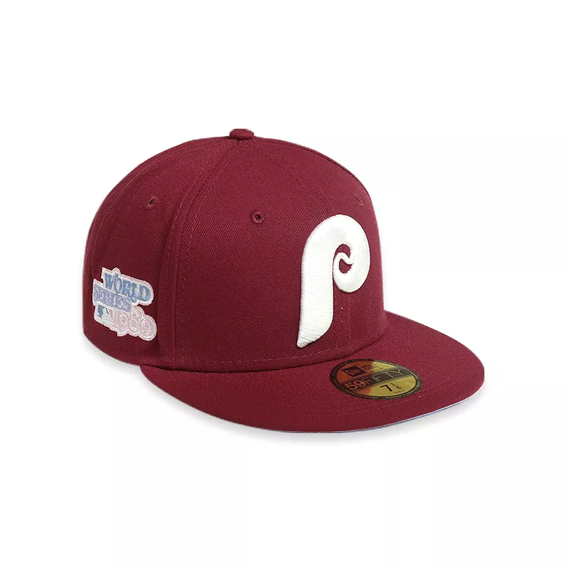 [60243502] Philadelphia Phillies POP SWEAT WS 80 Burgundy 59FIFTY Men's Fitted Hat