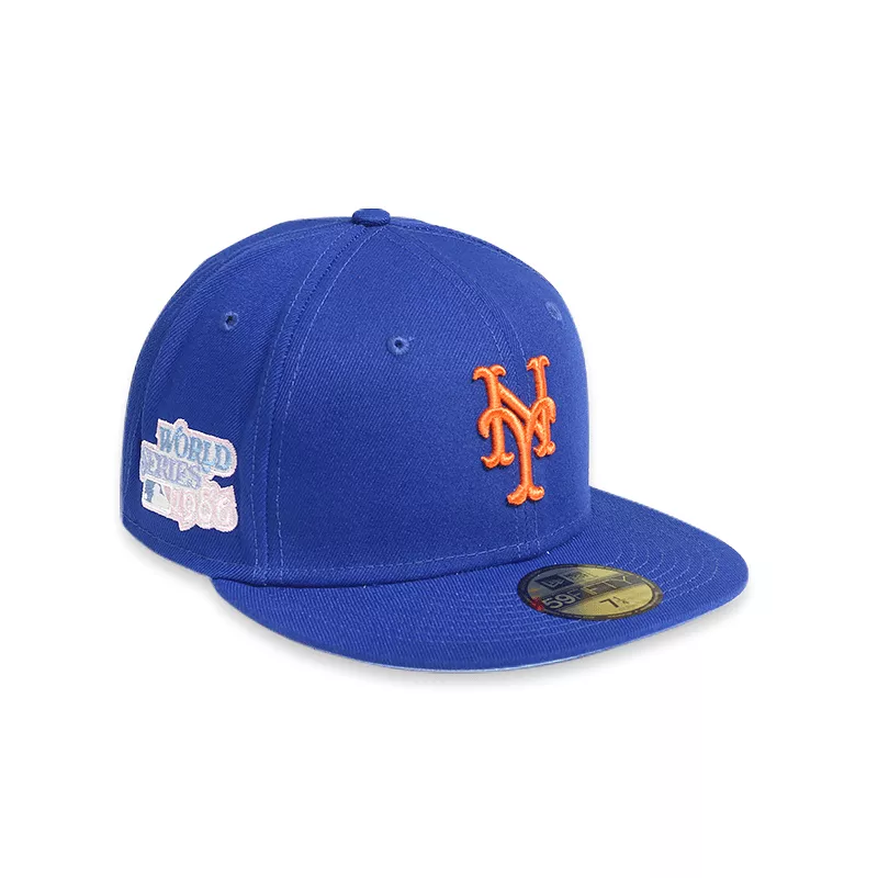 [60243520] New York Mets 86 WS POP SWEAT Blue 59FIFTY Men's Fitted Hat