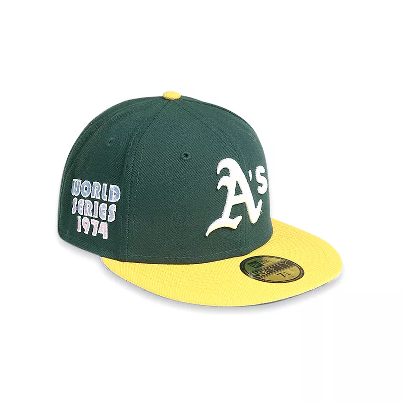 [60243525] Oakland Athletics 74 WS POP SWEAT Green 59FIFTY Men's Fitted Hat