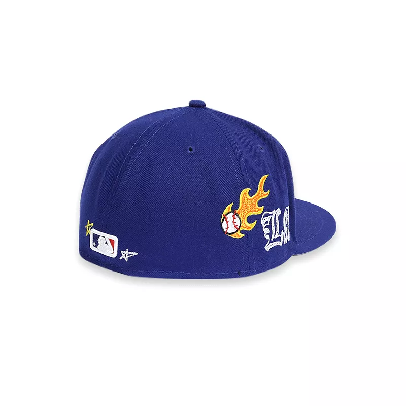 [60243713] Los Angeles Dodgers Scribble Blue 59FIFTY Men's Fitted Hat