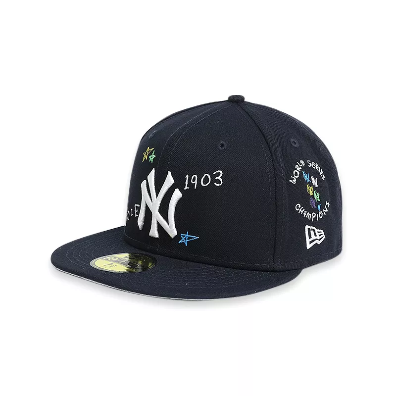 [60243726] New York Yankees Scribble Navy 59FIFTY Men's Fitted Hat