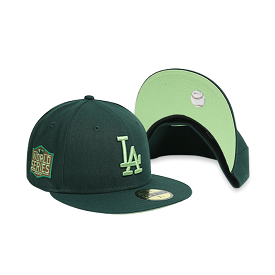 [60243835] Los Angeles Dodgers 20 WS Green STATE FRUIT 59FIFTY Men's Fitted Hat