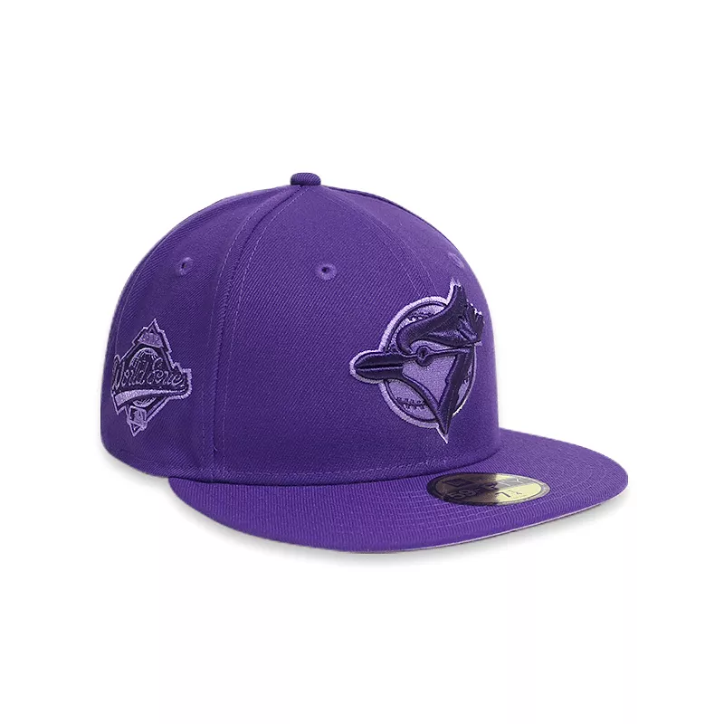 [60243837] Toronto Blue Jays 92 WS STATE FRUIT Purple 59FIFTY Men's Fitted Hat