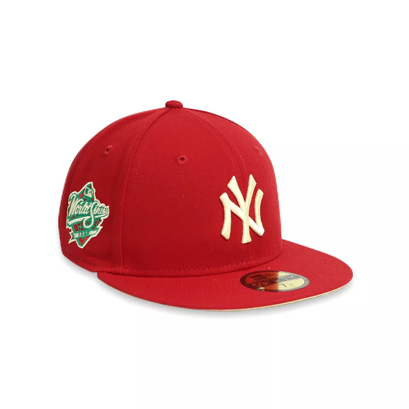 [60243841] New York Yankees 99 WS STATE FRUIT Red 59FIFTY Men's Fitted Hat