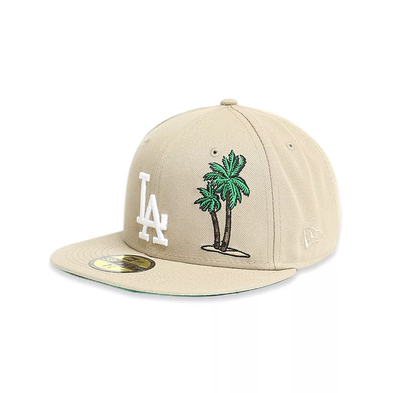 [70655037] Los Angeles Dodgers 50Th  Brown 59FIFTY Men's Fitted Hat