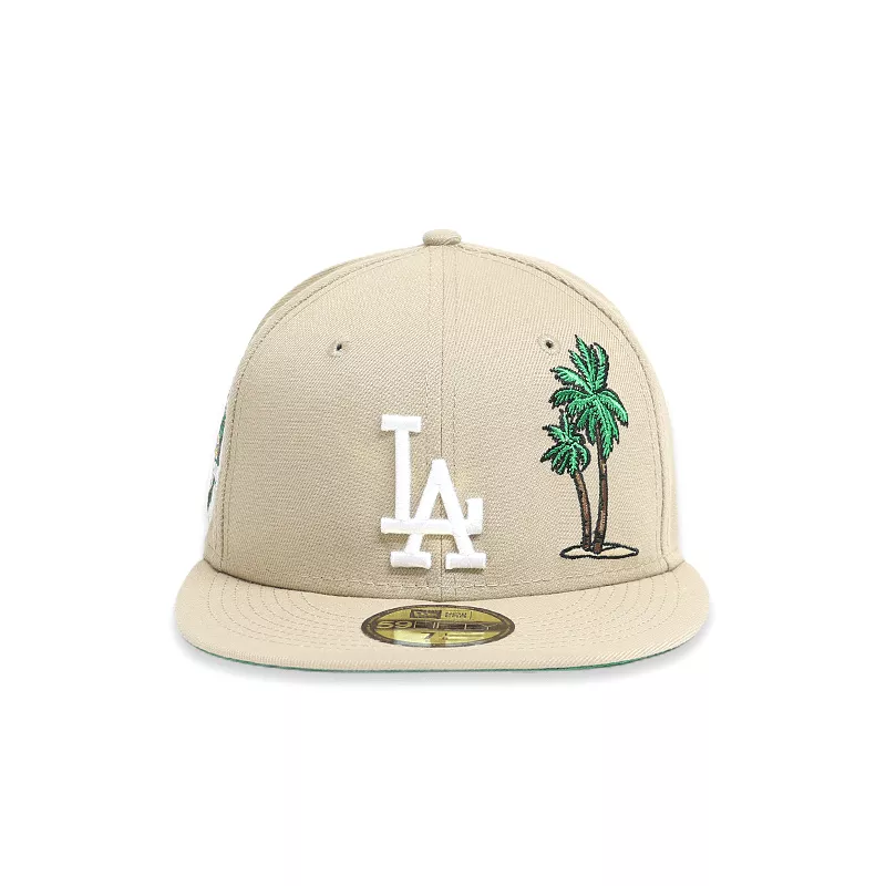 [70655037] Los Angeles Dodgers 50Th  Brown 59FIFTY Men's Fitted Hat