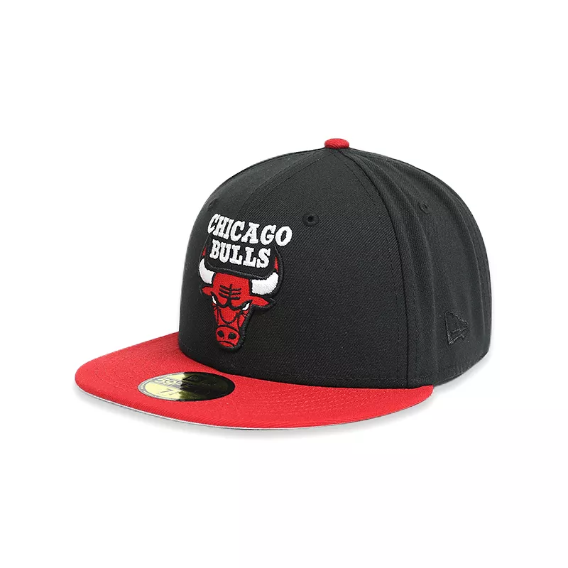 [70655693] Chicago Bulls 6 X Champs Black 59FIFTY Men's Fitted Hat