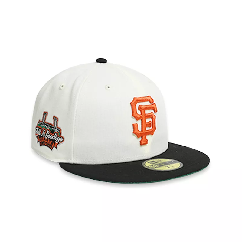 [70665618] San Francisco Giants Tell It Goodbye White 59FIFTY Men's Fitted Hat