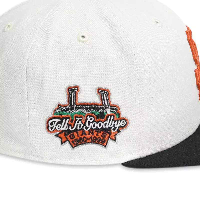 [70665618] San Francisco Giants Tell It Goodbye White 59FIFTY Men's Fitted Hat