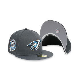 [70665632] Toronto Blue Jays 30th Season Grey 59FIFTY Men's Fitted Hat