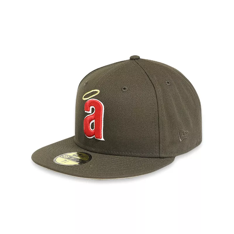 [70693439] Los Angeles Angels 35 Anniversary Brown 59FIFTY Men's Fitted Hat