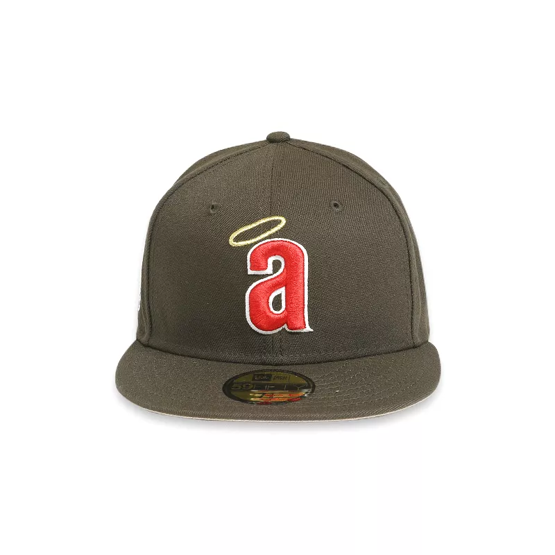 [70693439] Los Angeles Angels 35 Anniversary Brown 59FIFTY Men's Fitted Hat