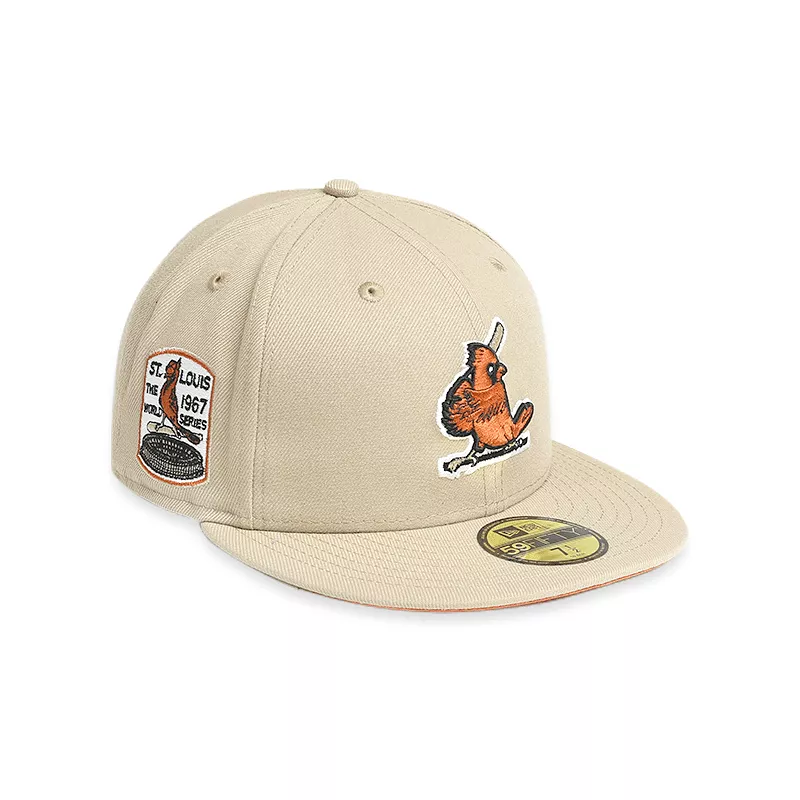 [70699248] St. Louis Cardinals 67 WS Tan 59FIFTY Men's Fitted Hat