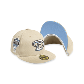 [70699249] Arizona Diamondbacks 98 Inaugural Tan 59FIFTY Men's Fitted Hat