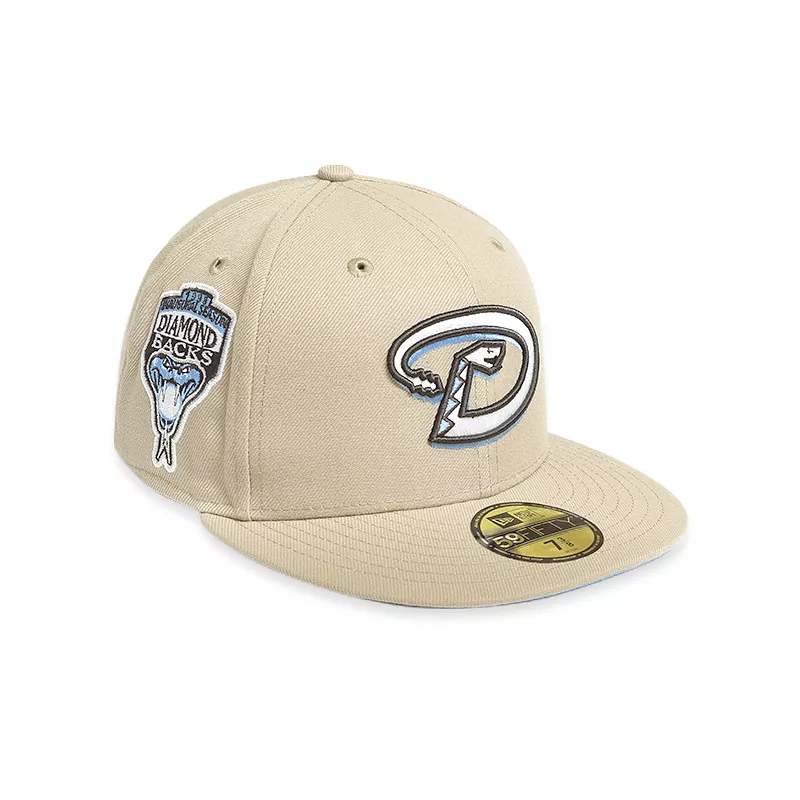 [70699249] Arizona Diamondbacks 98 Inaugural Tan 59FIFTY Men's Fitted Hat