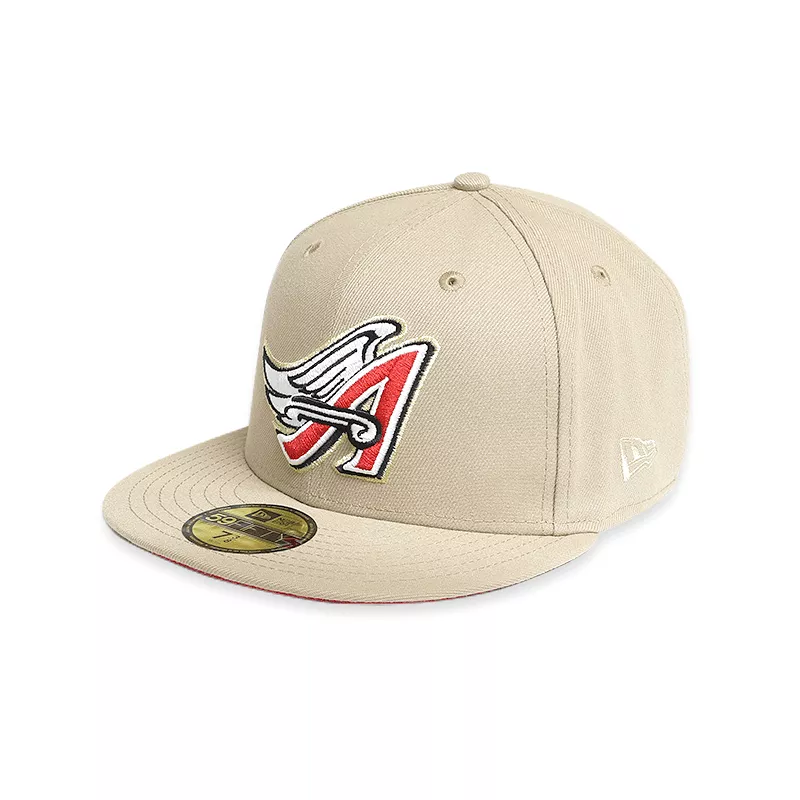 [70699251] Los Angeles Angels 50th Anniversary Tan 59FIFTY Men's Fitted Hat