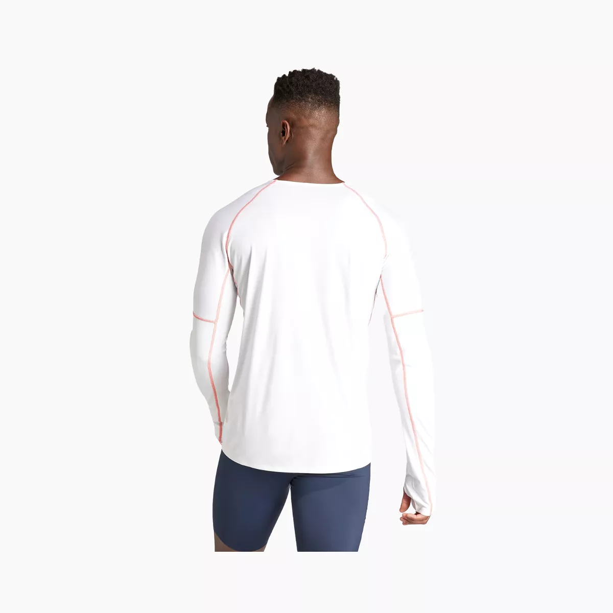 Adidas Adizero Men's Running Long Sleeve T-shirt -White