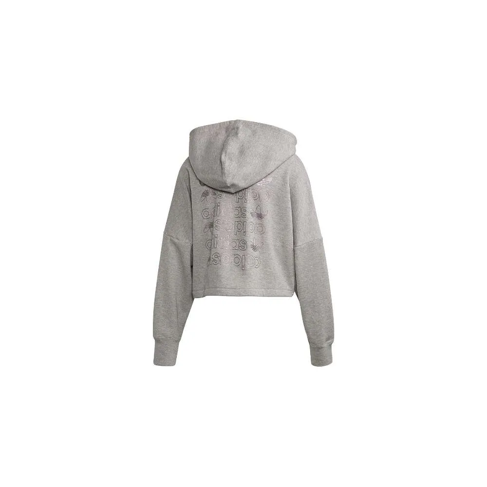 adidas Originals Women’s Large Logo Cropped Hoodie