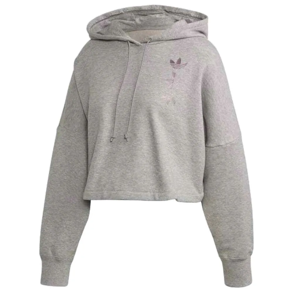 adidas Originals Women’s Large Logo Cropped Hoodie