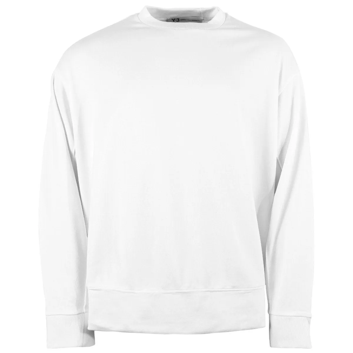 Adidas Y-3 Signature Logo Sweatshirt Men's White