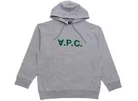 A.P.C. Milo Hoodie in Grey/Green