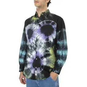 ARIES Mens Tie-Dye Headlights Multicolored Shirt