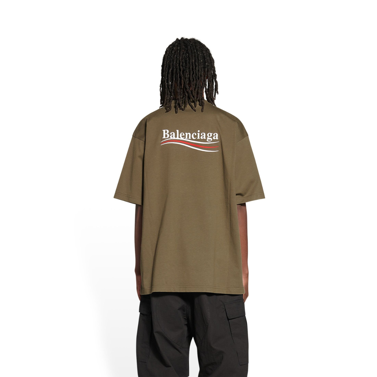 Balenciaga Political Campaign Large Fit Men's T-Shirt