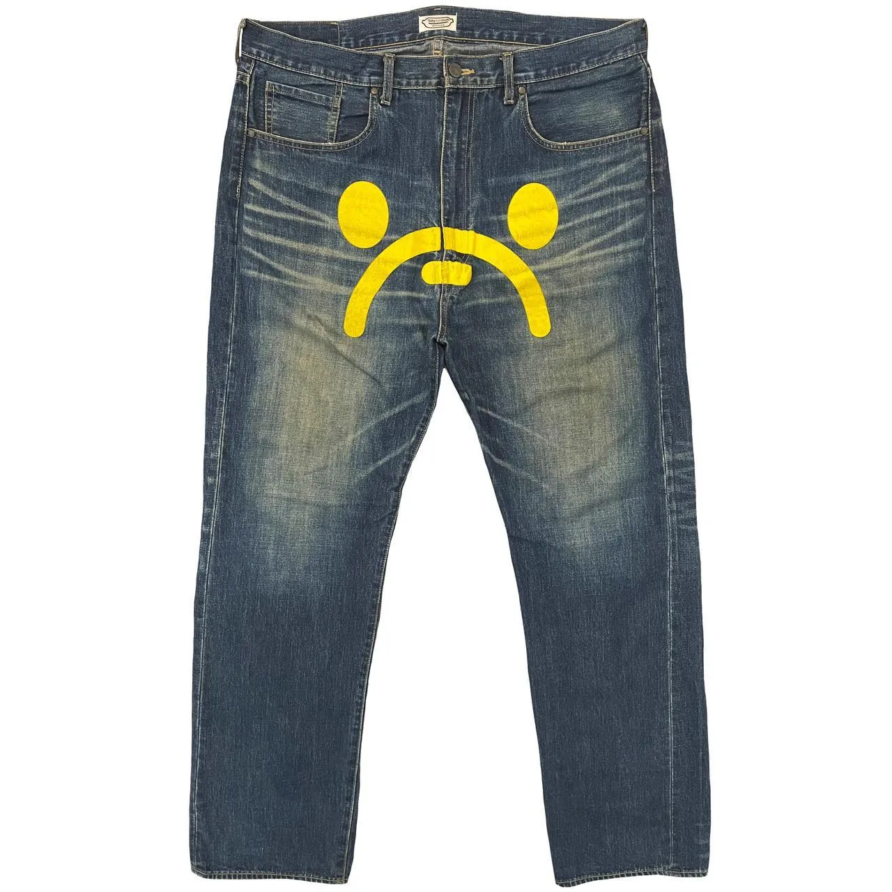 Bape Sad Face Jeans