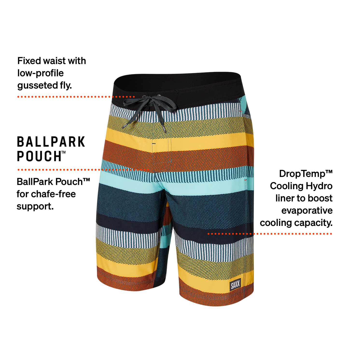 Betawave 2N1 Boardie 19 Short Men's