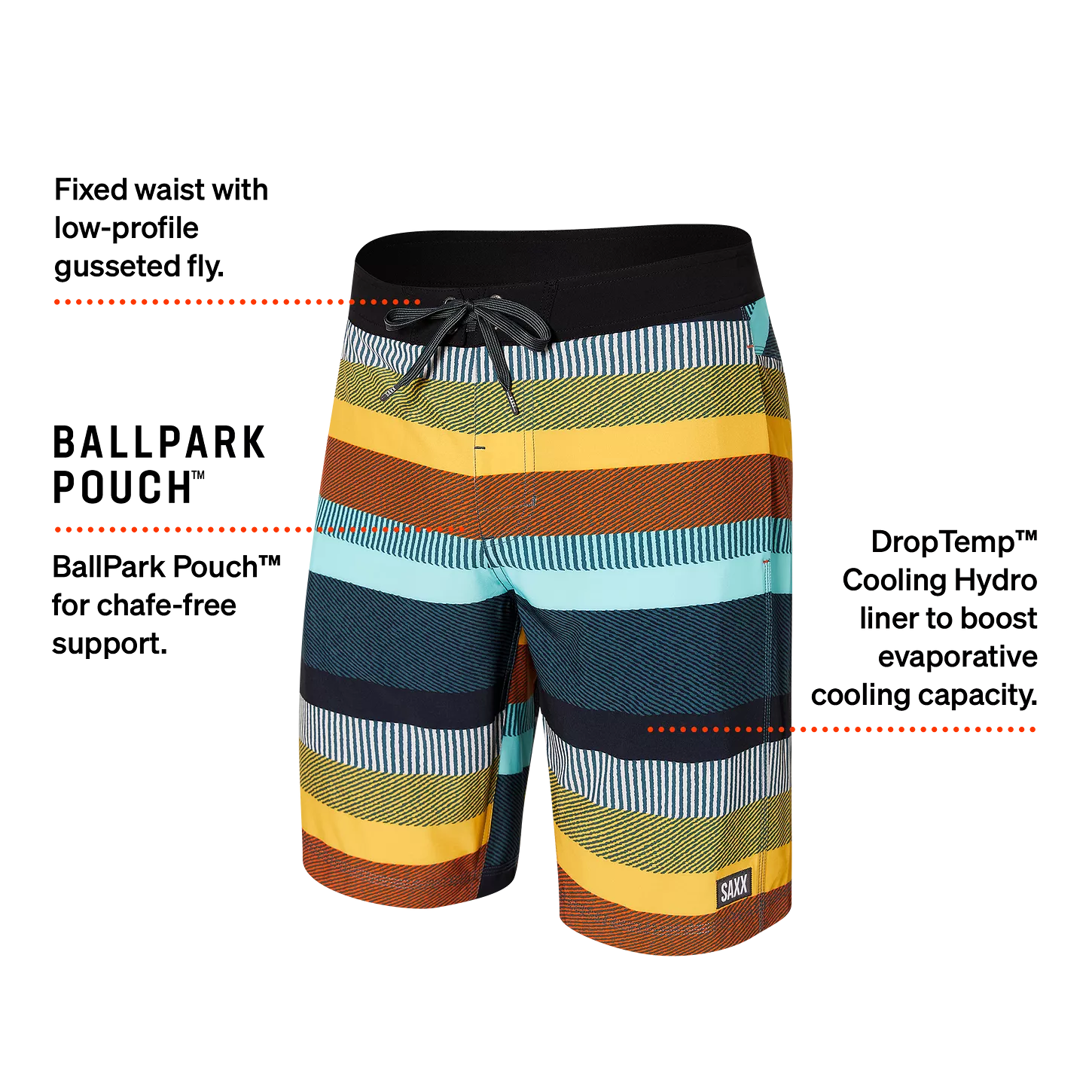 Betawave 2N1 Boardie 19 Short Men's