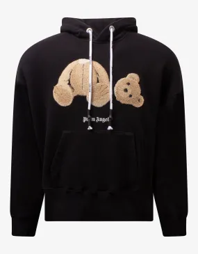 Black Bear Embroidery Hoodie