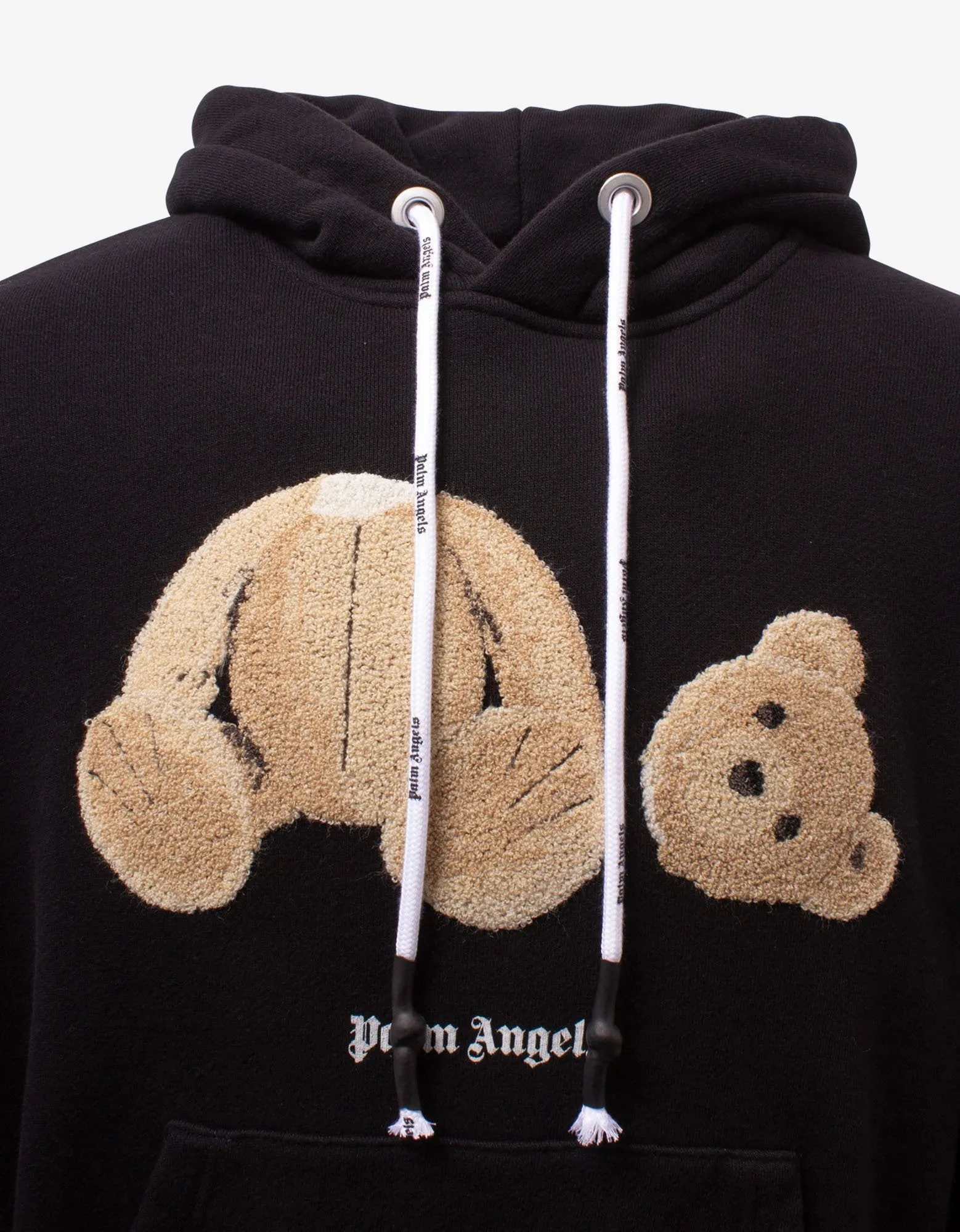 Black Bear Embroidery Hoodie