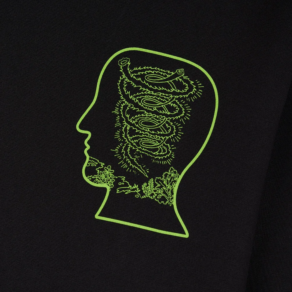 BRAIN DEAD LIZARD COWBOY HOODIE // BLACK