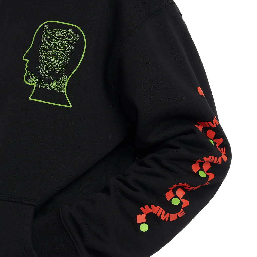 BRAIN DEAD LIZARD COWBOY HOODIE // BLACK