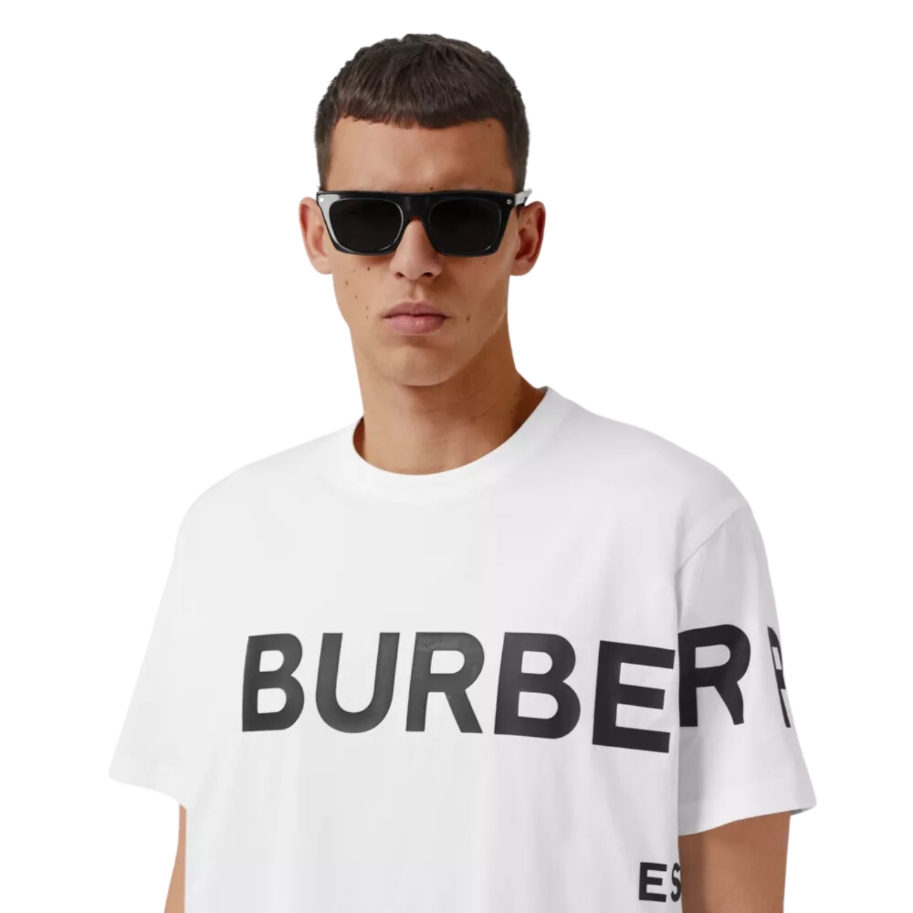 Burberry Horseferry Print Cotton Oversized Men's T-Shirt