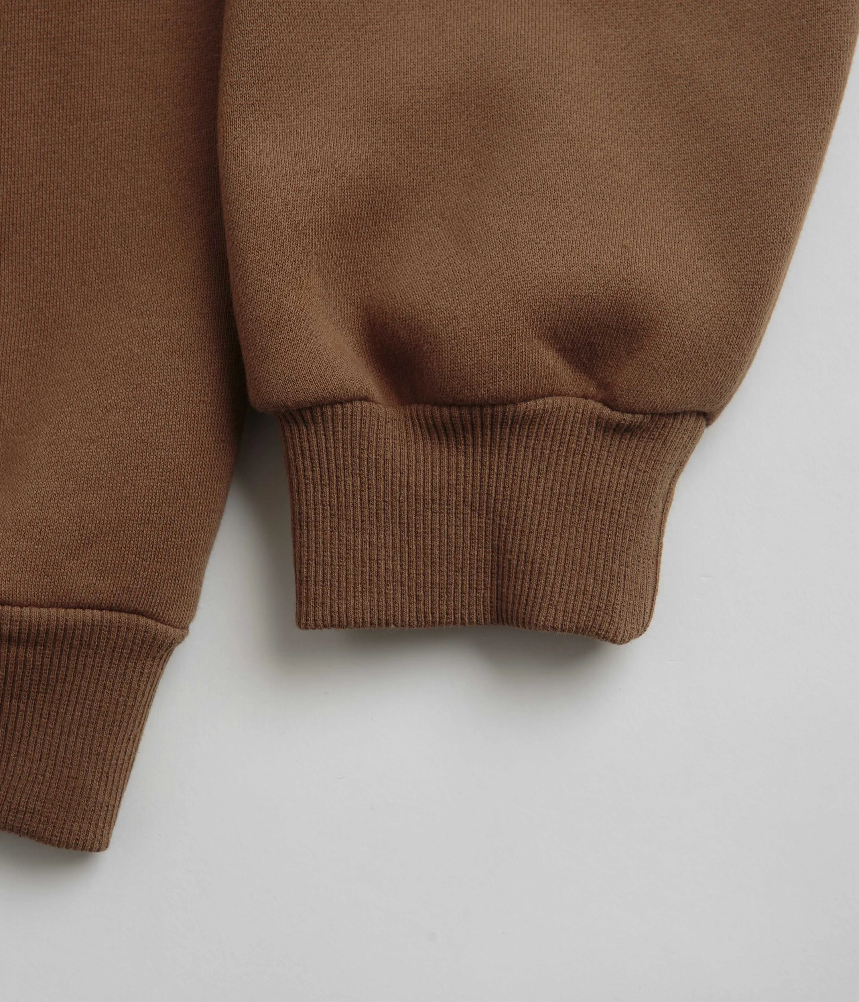 Butter Goods Felt Logo Applique Hoodie - Brown