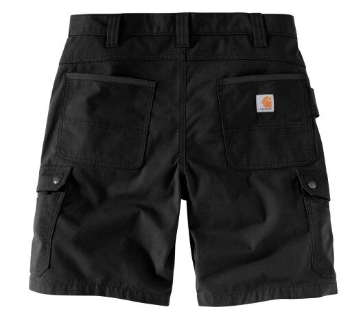 Carhartt Men's Rugged Flex Relaxed Fit Ripstop Cargo Work Short in Black