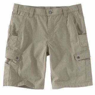 Carhartt Men's Rugged Flex Relaxed Fit Ripstop Cargo Work Short in Greige