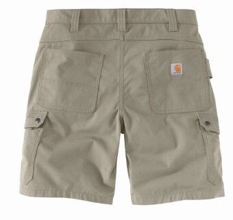 Carhartt Men's Rugged Flex Relaxed Fit Ripstop Cargo Work Short in Greige