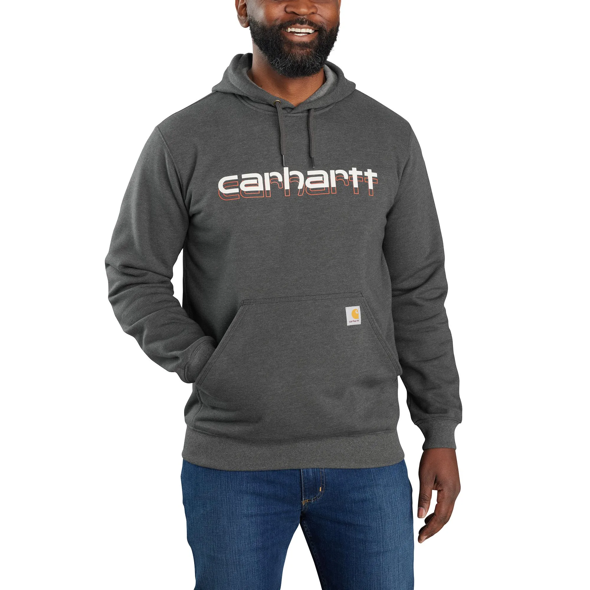 Carhartt Men's Rain Defender Logo Graphic Sweatshirt