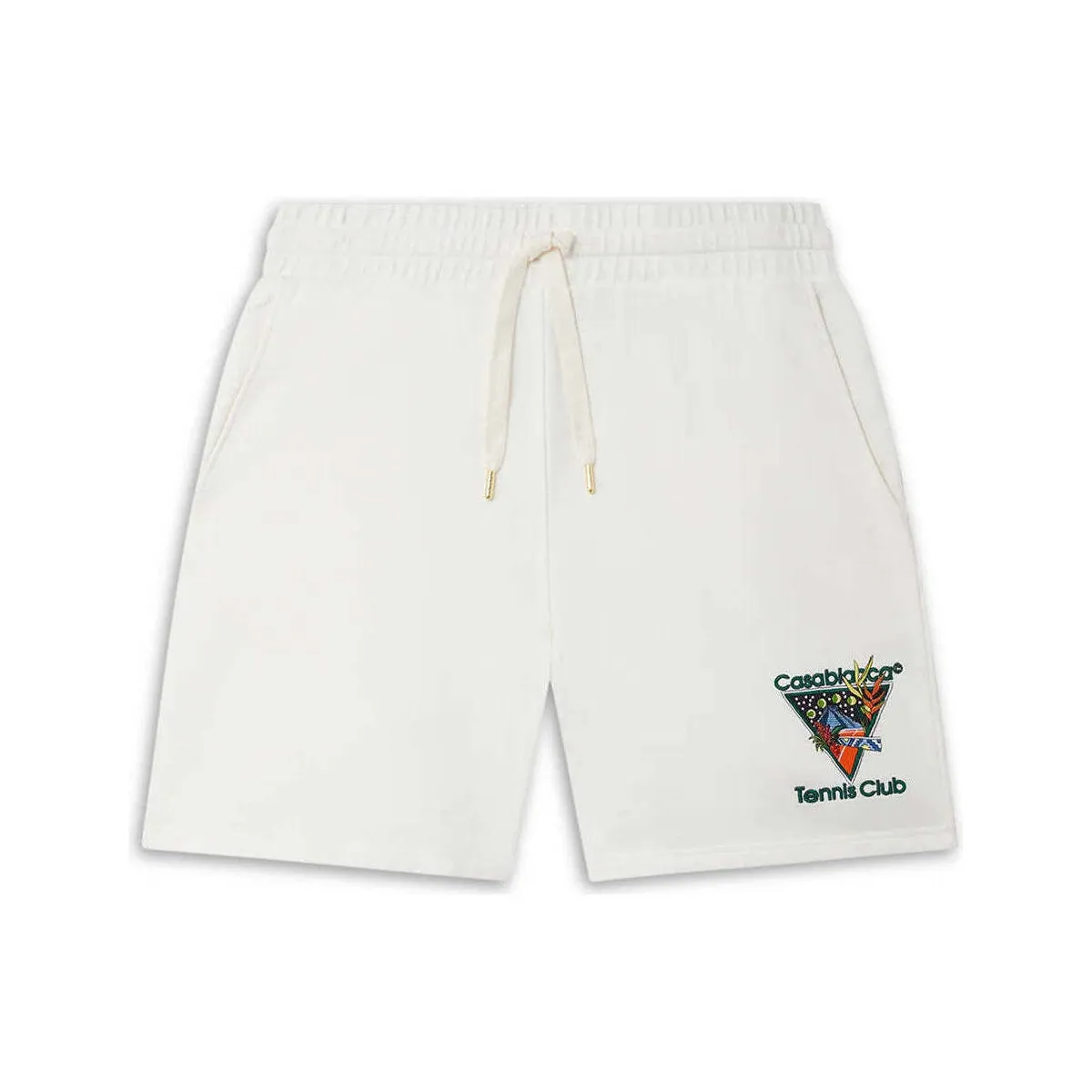 Casablanca - Men's  La Joueuse Tennis Club Off-White Shorts