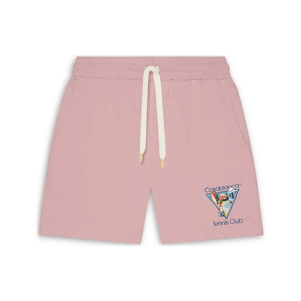 Casablanca - Men's  La Joueuse Tennis Club Pale Pink Shorts