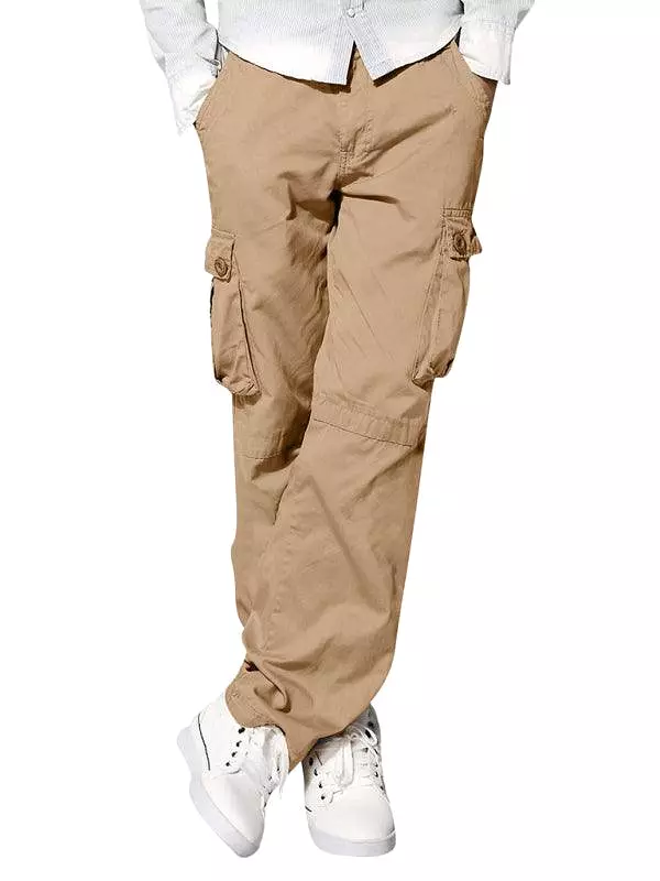 Casual Straight Loose Men Cargo Pants