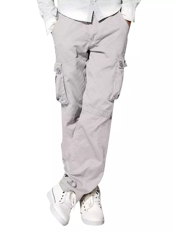 Casual Straight Loose Men Cargo Pants